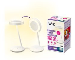 WiZ Bureaulamp - Warm- tot Koelwit Licht - Slimme LED Verlichting - Geïntegreerde LED - Wi-Fi