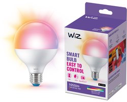 WiZ Globe lamp - Gekleurd en Wit Licht - Slimme LED Verlichting - E27 fitting - 75W - Mat - Wi-Fi