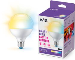 WiZ Globe lamp - Warm- tot Koelwit Licht - Slimme LED Verlichting - E27 fitting - 75W - Mat - Wi-Fi