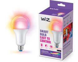 WiZ Lamp - Gekleurd en Wit Licht - Slimme LED Verlichting - E27 fitting - 150W - Mat - Wi-Fi