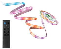 WiZ LED Strip 10 Meter (2x 5M) - RGBIC - meerdere kleur tegelijk - incl. afstandsbediening - Wit en Gekleurd Licht - Light Strip - Incl. Voedingskabel - Slimme LED Verlichting - WiFi