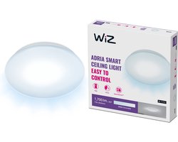 WiZ Plafondlamp Adria - Koelwit Licht - Slimme LED Verlichting - Geïntegreerde LED - 17W - Wit - Wi-Fi