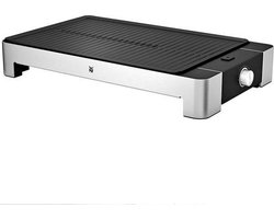 WMF 0415330011 Tafelgrill Uitvoering (BBQ): Elektrisch Met handmatige temperatuursinstelling Zilver, Zwart