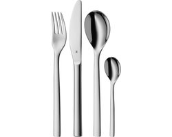 WMF Bestekset Nuova 4-delig – RVS 18/10 – Modern Design – Geschikt voor Dagelijks en Feestelijk Gebruik