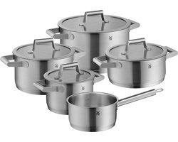 WMF Comfort Line - Pannenset - 5-delig - Geschikt voor Inductie - RVS - Robuust