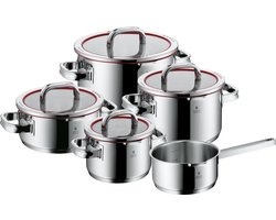 WMF Function4 - Pannenset - 5-delig - Geschikt voor Inductie - RVS - Met Deksel