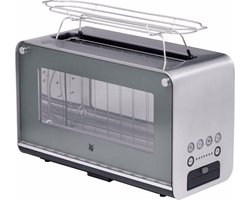 WMF Lono Glazen Broodrooster - 7 Bruiningsniveaus - RVS - Voor Perfecte Toast