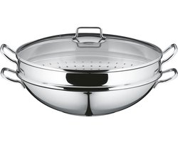 WMF Macao - Wadjan - Ø36 cm - RVS - 4-delig - Geschikt voor alle warmtebronnen