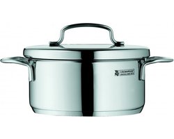 WMF Mini - Kookpan Laag - Ø12 cm - 0,7L - RVS - Compact - Geschikt voor alle warmtebronnen
