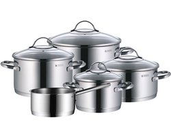 WMF Provence Plus - Pannenset - 5-delig - Geschikt voor Inductie - RVS - Inclusief Deksels