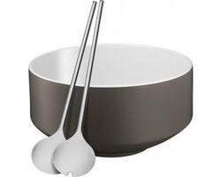 WMF Satin Vigo Saladeschalen - 3 delig - Lava Grey