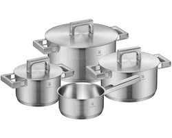 WMF Ultimate Cool - Pannenset - 4-delig - Geschikt voor Inductie - RVS - Cool Touch Handgrepen