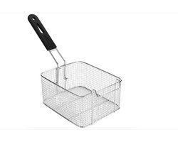 WNHB® Metalen Frituurmand met Lang Handvat – RVS Gaasmand voor Elektrische Friteuse – Keukenaccessoire voor Frituren