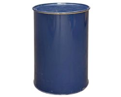 WNHB® Stalen Vat 200 Liter met Deksel - Vuurton en Opslagton voor Tuin Afvalhout of Opslag - Duurzaam en Multifunctioneel
