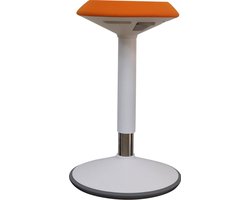 Wobbly Wiebelkruk - Oranje - Ergonomische Kruk - In Hoogte Verstelbare Bureaukruk