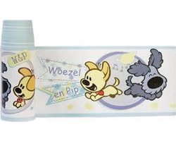 Woezel en Pip behangrand - Kinderbehang - Behang Kinderkamer - Behang - 5M.