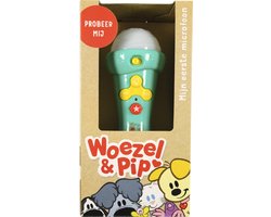 Woezel & Pip Microfoon -  24cm - Blauw/Roze