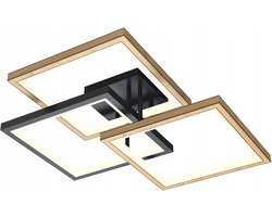 Wofi Matera LED Plafondlamp Zwart 3x13,3W - Modern Design