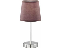 Wofi tafellamp Cesena Bruin max. 42W E14 met schakelaar