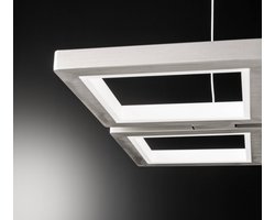 WOFI Viso 6531.04.64.8000 LED-pendellamp 55 W Warm-wit Nikkel (mat)