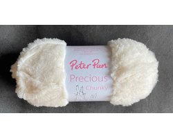 WOL-GAREN-PRECIOUS CHUNKY 3431-FLUFFY-PER 5 STUKS-PETER PAN-BREIEN&HAKEN.