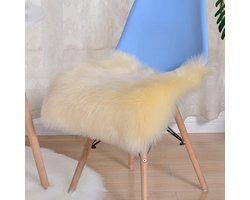 wol pluche winter zitkussen 45 x 45 cm faux fur lang haar decoratieve kussenhoes kantoor huishoudelijke eettafel stoel kussen zitkussen rolstoel pad