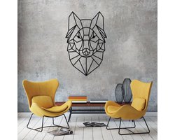 Wolf - Geometrisch 43 x 67 cm