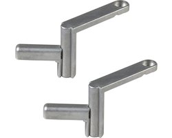 wolfcraft 2 snelspanners I 6176000 I Voor het snel vastzetten van werkstukken op alle tafels met boorgaten à 20 mm