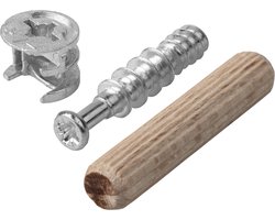 wolfcraft - Excenter meubelverbinders - Meubelbouw - 2955000