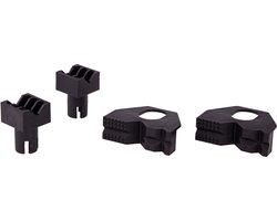 wolfcraft - Set klembekken voor vlak- en rondspannen voor Werktafel - Werkbladspanner - Werkbank klem - 6174000