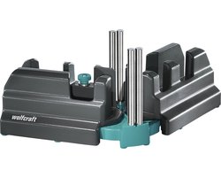 wolfcraft - Zweihaak en verstekbak - 2-in-1-product voor Plinten - 100mm - 6948200