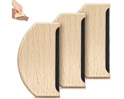 Wolkam - 3 stuks - Pluizenverwijderaar - Wolkam - Stoffen Pluizenverwijderaar - Geschikt voor het Verwijderen van Pluizen Kleding - Breigoed - Truien - Sjaals - Wol - Jassen - Broeken Verzorging - Geschikt voor kleding, truien, wollen kleding