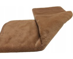Wollen Deken 100% Wol Merino & Kameel Blend - Coffee - OnceDoce® 450 g/m² Heerlijk Zacht Ademend en Warm - Wasbaar - 200x260cm