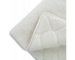 Wollen Deken 100% Wol Merino & Kameel Blend - OnceDoce® 450 g/m² Heerlijk Zacht Ademend en Warm – ALABASTER - Wasbaar - 140x200cm