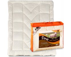 Wollen deken 180x200cm Doris - 100% Schapenwol, warm en ademend