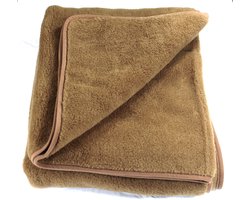 Wollen Deken 240x200 cm Lits Jumeaux Tweepersoons| Luxe Merino Wol OnceDoce® |100% Zuivere Australische Wol – Premium Wollen Tweepersoons Deken 450 g/m² | Woolmark® Certificaat | Wasbaar, Antiallergisch, Zacht & Warm | Bruin