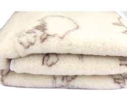 Wollen Deken 240x200 cm Lits Jumeaux Tweepersoons| Luxe Merino Wol OnceDoce® |100% Zuivere Australische Wol – Premium Wollen Tweepersoons Deken 450 g/m² | Woolmark® Certificaat | Wasbaar, Antiallergisch, Zacht & Warm | Dansende Schaapjes