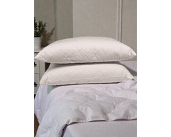 Wollen Hoofdkussen 50x70 – Natuurlijk, Ademend en Anti-Allergisch – Premium Lamswol Slaapkussen