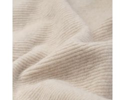 Wollen onderlegger / onderdeken ledikant beige - 100% merinowol - 60x120cm - Matrastopper wol - Matrasoplegger