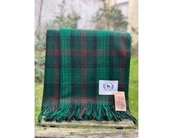 Wollen Tartan plaid Ross Hunting (100% wol) - BEST SELLER - Tijdloos - warm - zacht - dikke wol - Duurzaam - natuurlijk