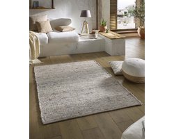 Wollen vloerkleed - Bokn lichtgrijs 250x290 cm