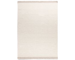 Wollen vloerkleed - Grund ivoor 240x340 cm