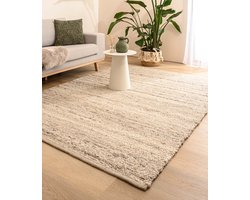 Wollen vloerkleed - Tinn grijs 200x300 cm