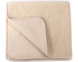 WOLLIES Amsterdam - Wieg Deken - Amandel - Merino Wol - 75 x 100 CM