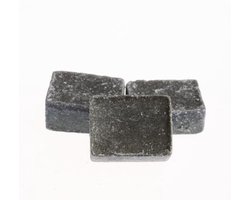 wonen - woon accessoires - amber blokje - black musk - 5 st