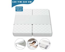 WoniQ Matraswig - Bedbinder - Liefdesbrug - Matraswiggen werkt naad weg tussen twee bedden - Matraswig met band - Matras Binder Lovebridge - Bedbinders