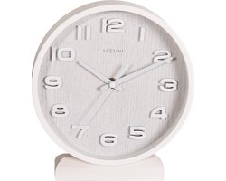 Wood Wood Small tafelklok wit - NeXtime