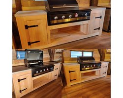 Wooddesign4u buitenkeuken douglashout en beton