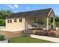 Woodlands Blokhut Gloucester XL 880 x 295 cm