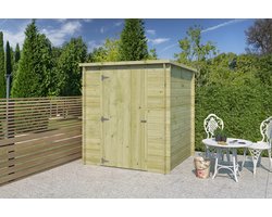 Woodlands Blokhut Svendborg Groen Geïmpregneerd 180 x 180 cm